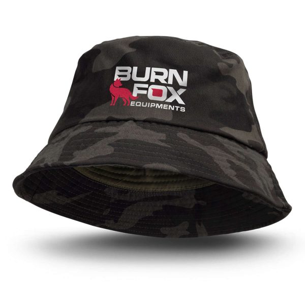 Camouflage Bucket Hat – Premium Cotton Twill, Perfect for Outdoor