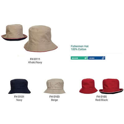 Classic Cotton Reversible Fisherman Hat - Lightweight & Breathable