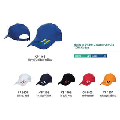 Cotton 6-Panel Baseball Cap: Ideal for Sports, Outdoors & Daily Wear