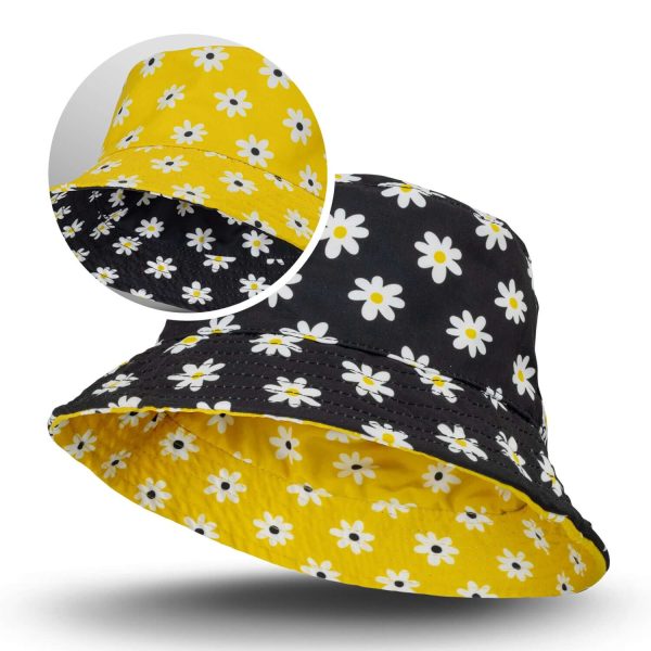 Custom Reversible Bucket Hat with Edge-to-Edge Full-Color Print