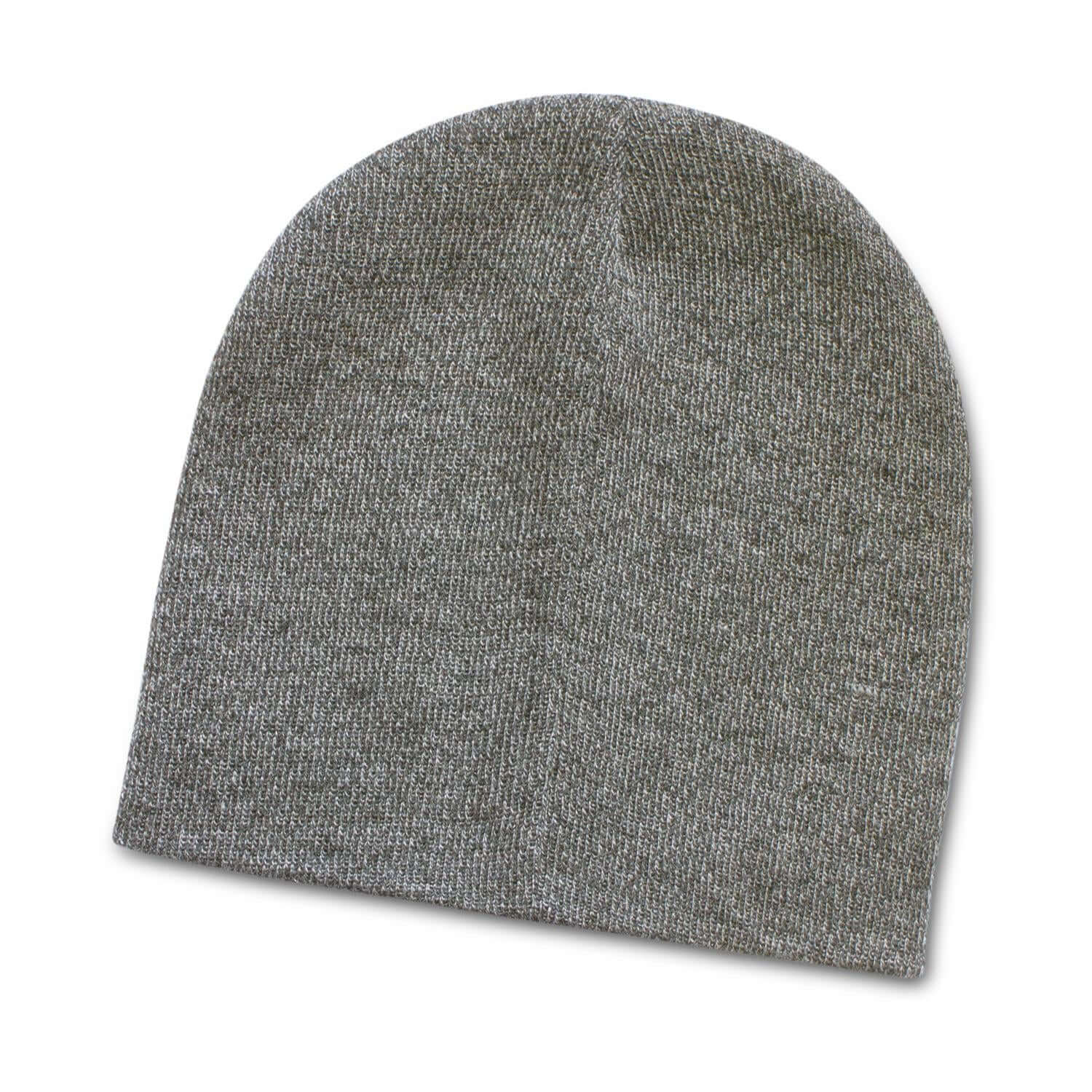 Heather Knit Beanie – Stylish Two-Tone Winter Hat - Image 3