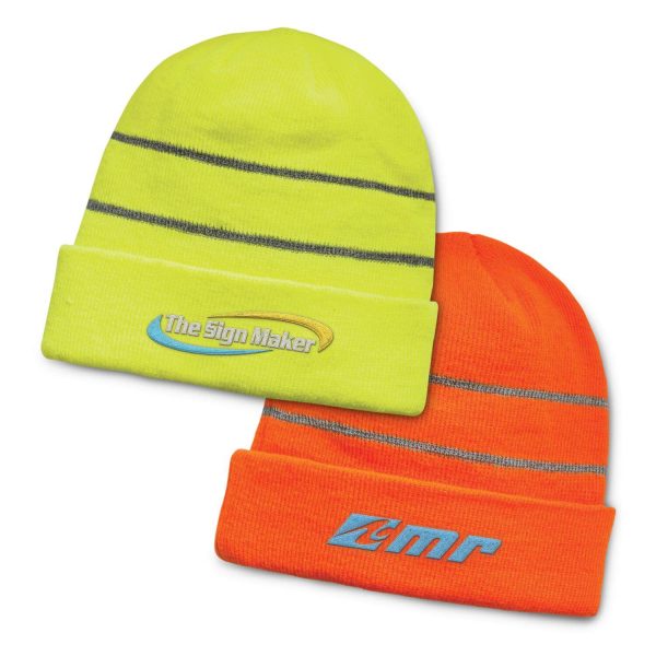 High Visibility Beanie for Safety & Warmth – Knitted Acrylic Beanie