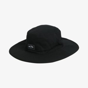 Men's Adjustable Chin Strap Surf Hat with Wide Brim for Sun Protection