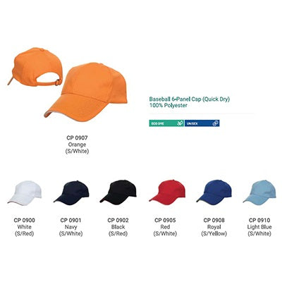Performance Quick Dry Baseball Cap for Sports & Outdoor Activities