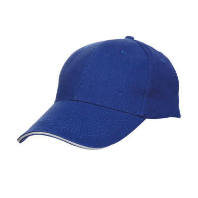 Soft Brushed Cotton Cap with Contrasting Brim for Daily Wear - Image 2