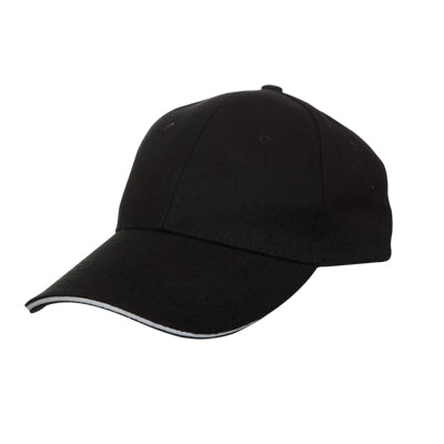 Soft Brushed Cotton Cap with Contrasting Brim for Daily Wear - Image 5