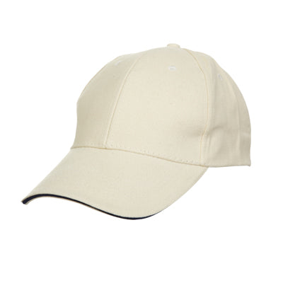 Soft Brushed Cotton Cap with Contrasting Brim for Daily Wear - Image 6