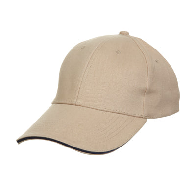 Soft Brushed Cotton Cap with Contrasting Brim for Daily Wear - Image 8