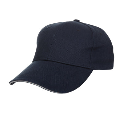 Soft Brushed Cotton Cap with Contrasting Brim for Daily Wear - Image 9
